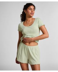 Hunkemöller - Pointelle Short - Lyst
