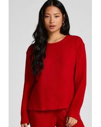 Hunkemöller - Jersey Long-Sleeved Pyjama Top - Lyst