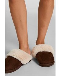 Hunkemöller - Betty Fake Fur Mule - Lyst