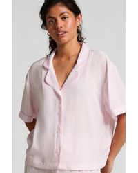 Hunkemöller - Pyjama Short Sleeve Jacket - Lyst