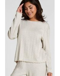 Hunkemöller - Pyjama Top Loose Pointelle - Lyst