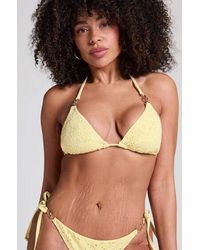 Hunkemöller - Triangle Crochet Bikini Top - Lyst