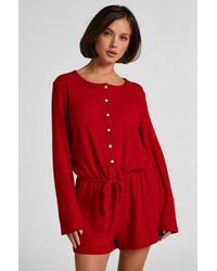 Hunkemöller - Onesie Short Jersey Rib - Lyst
