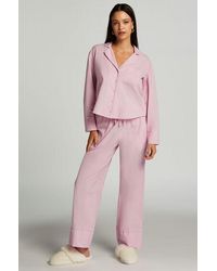Hunkemöller - Cotton Pyjama Pants - Lyst