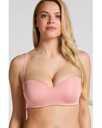 Hunkemöller - Smooth Padded Underwired Strapless Push-Up Bra - Lyst
