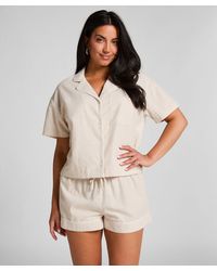 Hunkemöller - Pantalón corto de algodón - Lyst