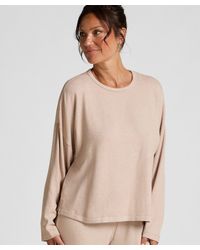 Hunkemöller - Pyjama Top Lange Mouwen Jersey - Lyst
