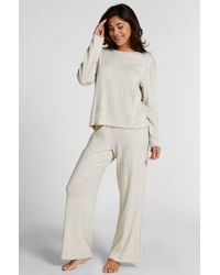 Hunkemöller - Pyjama Pant Loose Pointelle - Lyst