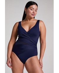 Hunkemöller - Shaping Shell Mesh Swimsuit - Lyst