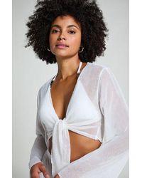 Hunkemöller - Gebreide Strandtop - Lyst
