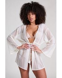 Hunkemöller - Beach Crochet Kaftan - Lyst