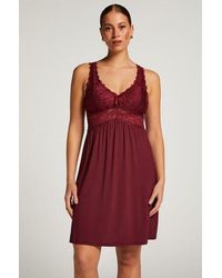 Hunkemöller - Nora Lace Slip Dress - Lyst