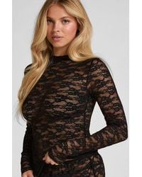Hunkemöller - Top Allover Lace - Lyst