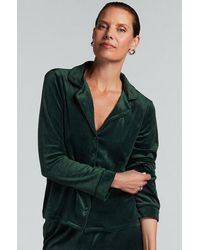 Hunkemöller - Velours Long-Sleeved Jacket - Lyst