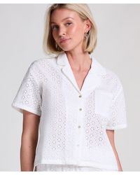 Hunkemöller - Chaqueta Broderie Anglaise - Lyst