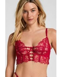 Hunkemöller - Non-Padded Underwired Longline Bra Bea - Lyst