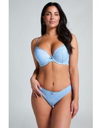Hunkemöller - Voorgevormde Push-up Beugel Bh Marine - Lyst