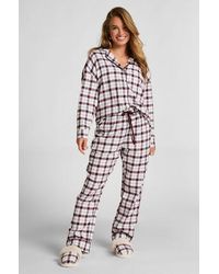 Hunkemöller - Petite Flannel Pyjama Pants - Lyst