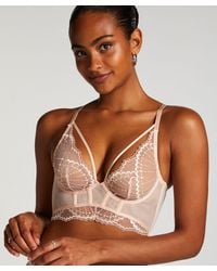 Hunkemöller - Nicht gepolsterter Longline-Bügel-BH Jade - Lyst