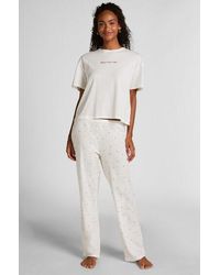 Hunkemöller - Pyjama Set Cotton Print - Lyst