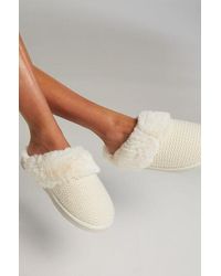 Hunkemöller - Teddy Mule Slipper - Lyst