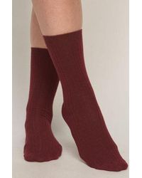 Hunkemöller - Cashmere Blend Ribbed Socks - Lyst