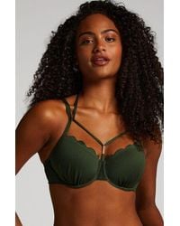 Hunkemöller - Scallop Padded Underwired Bikini Top - Lyst
