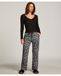 Hunkemöller - Jersey Pyjama Pants - Lyst