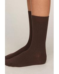 Hunkemöller - Cashmere Blend Ribbed Socks - Lyst