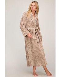 Hunkemöller - Bathrobe Jacqueared Fleece - Lyst