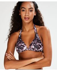 Hunkemöller Triangle Bikinitop Animaux - Zwart