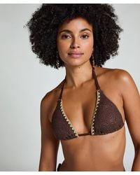 Hunkemöller - Triangle Crochet Bikini Top - Lyst