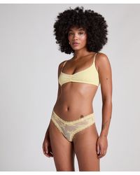 Hunkemöller - V-shape Mesh Brazilian - Lyst