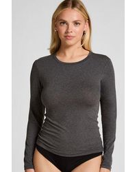 Hunkemöller - Longsleeved Shirt From Soft Cotton - Lyst