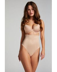 Hunkemöller - Sculpting Scuba High Waisted Thong - Lyst