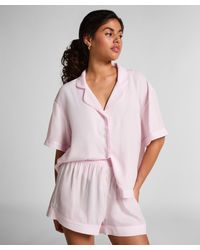 Hunkemöller - Gewebte Pyjama-Shorts - Lyst