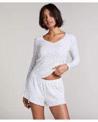 Hunkemöller - Pyjamaset Rib - Lyst