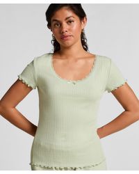Hunkemöller - Pointelle Top Met Kant - Lyst