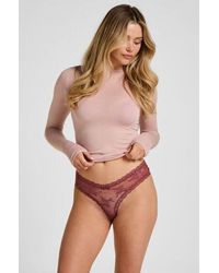 Hunkemöller - V-Shape Mesh Brazilian - Lyst