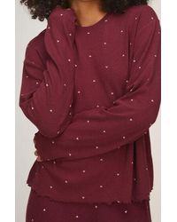Hunkemöller - Pyjama Top Loose Pointelle - Lyst