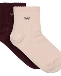 Hunkemöller - 2 Pair Cotton Half Crew Socks - Lyst