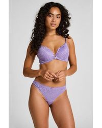 Hunkemöller - Voorgevormde Push-Up Beugel Bh Marine - Lyst