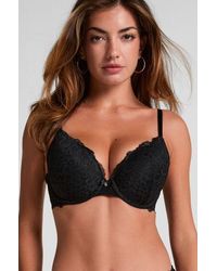 Hunkemöller - Marine Padded Underwired Push-Up Bra - Lyst