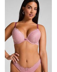 Hunkemöller - Marine Padded Underwired Push-Up Bra - Lyst