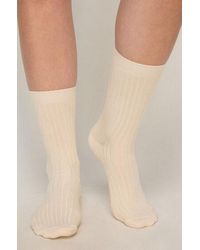 Hunkemöller - Cashmere Blend Ribbed Socks - Lyst