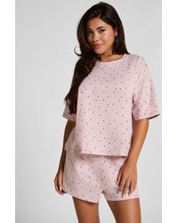 Hunkemöller - Pyjama Set Cotton Jersey Short - Lyst