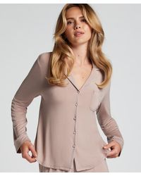 Hunkemöller - Essential Jersey Long-sleeved Jacket - Lyst