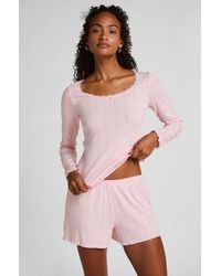 Hunkemöller - Pointelle Shorts - Lyst