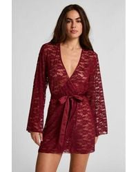 Hunkemöller - Kimono Allover Lace - Lyst