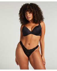 Hunkemöller - String taille ultra basse marina - Lyst